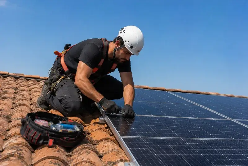 Maintenance et monitoring de panneaux solaires à Boismé